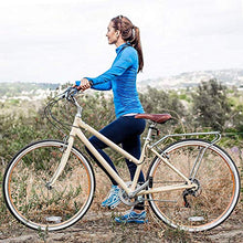 sixthreezero Explore Your Range Women's 7-Speed Hybrid Road Bike with Rear Rack, Mint Green