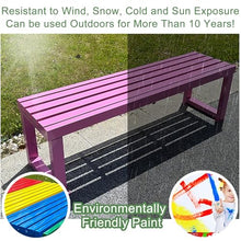 SYCFQX Park Bench Outdoor Benches Weatherproof, Metal Small Outdoor Bench for Park, Lawn, Patio, Yard, School, Capacity 800 lbs(Black,71inch)