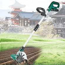 Garden Tiller,Cordless Rotavator, Garden Tiller,Cordless Rotavator with 4000Mah Battery, Detachable Portable Tiller, Rechargeable Battery and Charger, for The Garden, Vegetable