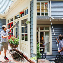 WXPWAMZ Extendable 11.8ft Solar Cleaning Roller Brush KitPortable Window & Pool Cleaner for Efficient Indoor/Outdoor Use Perfect for Solar Panels Floors & Walls