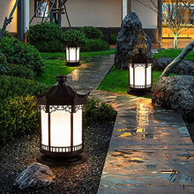 KADELONG V-intage Outdoor Lawn Lights IP65 Waterproof Pillar Light - Garden Floor Mount Path Lights House Courtyard Landscape Deck Patio Porch Outside Lighting Fixture,Chandelier Lighting