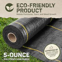 Dewitt Pro-5 Heavy-Duty Weed Barrier Fabric, 5 oz, 6 x 250 Feet, 8-Pack