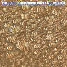 Parasols Replacement Parasol Fabric Canopy, 2.7m-6 Ribs 2.7m-8 Ribs 300cm-6 Ribs 300cm-8 Ribs Parasol Replacement Umbrella Cloth Umbrella Top - Anti-UV 30+ / Waterproof,Black-2.7m/8.8ft (8ribs)