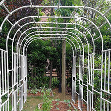 Large Garden Arch, Weatherproof Rose Arch,Plants Climbing Pergola Arch Arbor,High Performance Garden Arches,for Indoor, Outdoor, Garden, Lawn, Backyard, Patio, Porch, Etc (White 425cm/167.3in)