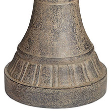 Louvre 44" High Gray 3-Tier LED Outdoor Floor Water Large Fountain