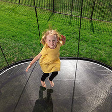 Springfree Compact Oval Trampoline 6x9 ft Black