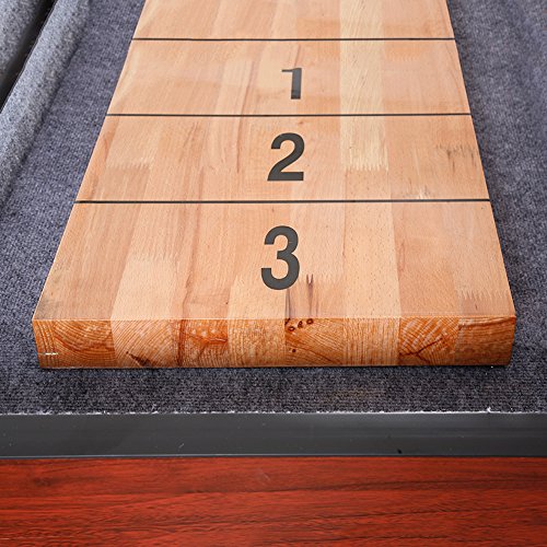 Hathaway Challenger Shuffleboard Table Dark Cherry Finish