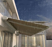 RNQZ Electric Retractable Awning with Lights, Patio Door Window Awning, Sunshade Shelter with Remote Control,Outdoor Canopy Patio Door Window Sunshade Shelter,with Lights,2X1.5M