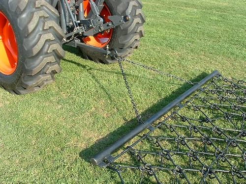 Neat Attachments 8' x 3' Multi Action Drag Chain Harrow - Overall 7' Long - 1/2"…