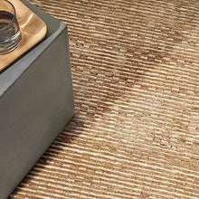 Calvin Klein Valley Abstract Gold Wool Area Rug 7'9" x 9'9