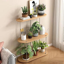 Multi-Tier Plant Stand With Wheels, Bookshelf Style Flower Rack For Living