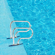 BSNANCA Pool Handrail Inground Pool Pool Railing, Ramp Ladder Stair Handrail,Swimming Pool Pool Railing, 304 Stainless Steel Pool Railing Handrails Easy to Install,Size:30×22In