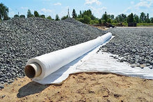 UZUPRO 5oz Non-Woven Geotextile Fabric for Drainage, Erosion Control & Driveway Underlayment - Heavy Duty Weed Barrier(White,2mx90m/6.5ftx295ft)