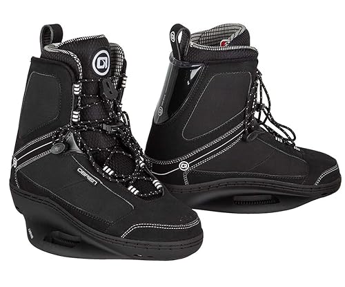 O'Brien Infuse Wakeboard Bindings Mens Sz 9-11 Black/White One Colour