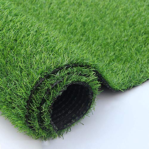 Petgrow 18mm Green Artificial Grass Turf Mat 14x100ft with Drainage Holes