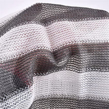 Stripe Sunshade Net Outdoor Awning Balcony Succulent Plant Shelter Shading Swimming Pool Sails (Color : As Shown Size : One Size)