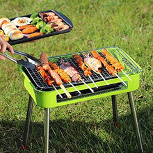 Barbecue Grill 2-in-1 Electric Charcoal Dual Purpose Grill Carbon Grill High Temperature Protection Disassembly with Replaceable Grill Grid Pan with Food-Grade Non-Stick Coating Easy