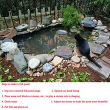 ZYFA Pond Skins Pond Liner HDPE Rubber Liner 8 Mil,for Fish Ponds,Fountains,Waterfall,Water Gardens,Water Features and Garden Waterfall