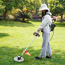 Cordless Electric Lawn Mower Rechargeable Agricultural Multi-Function Carrying Weeding Artifact Small Household Lawn Mower-1000W Power