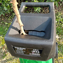 Eoweiot Electric Wood Leaf Branch Chipper Shredder 2400W Leaf Mulcher, Max.40mm Cutting Capacity 30M Power line