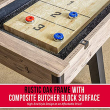 GoSports Premium Shuffleboard Table Brown