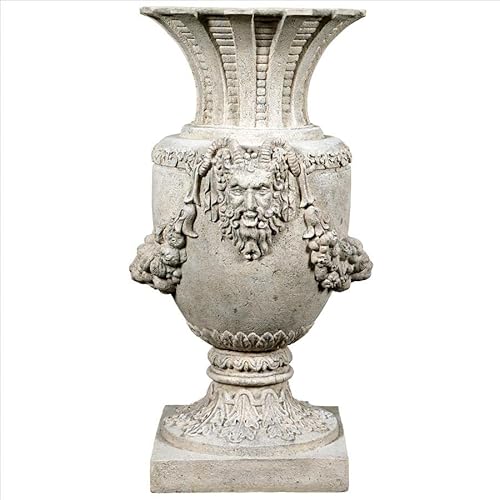Design Toscano Greek Pan of Olympus Architectural Garden Urn Roman Stone