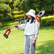 Cordless Electric Lawn Mower Rechargeable Agricultural Multi-Function Carrying Weeding Artifact Small Household Lawn Mower-1000W Power