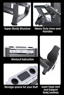 MiM USA Prestige Pro Commercial Dual Leg Extension and Leg Curl Machine Black