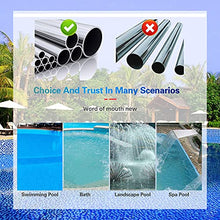 Pool Handrails Stainless Steel Pool Hand Rail, 3-Bend Swimming Pool Safety Handrails for Inground Pool Entry, Easy Mount Hand Grab Rail with Base