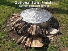Higley Fire Pit Heat Deflector Cover & Frame,Silver 39 Cover with 25inch Double Frame
