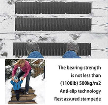 Snow and Ice Melting Mats - Roof and Valley Heater - Snow Melting Walkway Mat - Ice Dam Prevention - Non-Slip Heated Outdoor Mats - Melts 2 Inches of Snow per Hour - Tandem Connector (Color : 2PCS,