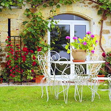 Relaxdays Metal Trellis, Set of 3, for Pluging, Trellis for Climbing Plants, 122 x 30.5 cm, Trellis Garden, Black