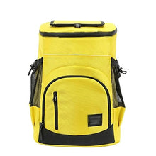 Waterproof Shoulders Cooler Bags Food Insulation Bag Car Meal Fresh-keeping Handbag Camping Picnic Fruit Drink Backpack (Color : Yellow Size : As shown)