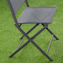 3 Pcs Bistro Set Garden Backyard Table Chairs Outdoor Patio Furniture Folding Square Table