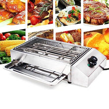 TYYMLY Electric Smokeless Indoor Grill Machine-Portable BBQ Barbecue Grill with Water Filled Drip Tray & Temperature Control for Outdoor Picnic