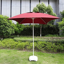 ERoomQ 2x2m Garden Umbrella Canopy Cover Sunshade Cloth for Outdoor Beach Backyard Market Umbrella Tent Replacement Cover Fits 4 Ribs Parasol