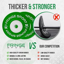 Fringe Sport Olympic Bumper Weight Plates - Kilogram Colored Competition Plates