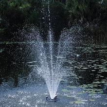 POND BOSS PRO Floating Fountain with Lights 1/2 HP 5000 GPH Pump Black