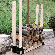 JDXQBLD Firewood Rack Indoor Metal Log Holder Wood Stacking Storage Camping