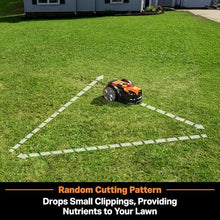 LawnMaster OcuMow™ VBRM601YCM MAX Perimeter Wire Free Robot Lawn Mower Cuts Small Lawns 2000-3500 Square Feet with Optical Navigation, Obstacle Avoidance, Low Noise and No Go Function