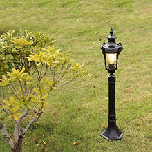 MEGHALI Outdoor Floor Lamp Waterproof Column Light Lawn Street Lamp Landscape Lighting for Courtyard Corridor Patio Garden