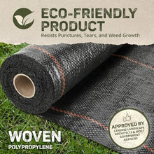 Dewitt UltraWeb 3000 Ground Cover Mat, 4 x 300 Feet, Rolled, Black, 5-Pack