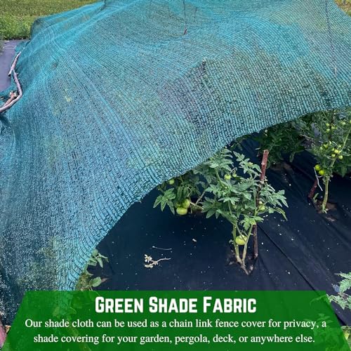 Farm Plastic Supply Green Shade Cloth 70% Mesh Fabric 24' x 150'