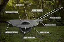 Gray Fox Heavy Duty Game Cart Hauler for Hunting Equipment Gray