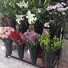 RWGOVLU Flower Stands For Indoor Plants Flower Rack Display Stand Plant Shelf With Wheels For Fresh Flower Sho