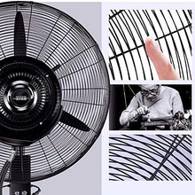 KUYBTU 26" Commercial Misting Fan, Misting System 90° Oscillation 5 Speed High-Velocity Outdoor Indoor Mist Fan Black Industrial Cool Low Noise