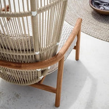 NEKCOCO Lounge Chair Outdoor Design Villa Sofa Patio Balcony Lazy Waterproof Sunproof Rattan Chair Garden Furniture