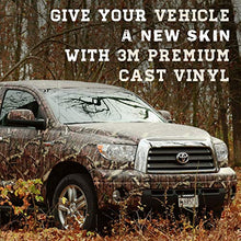 Mossy Oak Full Body Winter Camouflage Auto Wrap - Matte Finish for Extended Length Full Size Truck