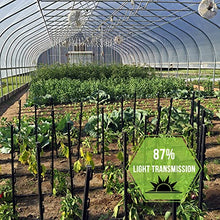 Grow1 Clear Woven Greenhouse Plastic Film 9 Mil UV Cover 40' x 100' Roll
