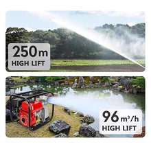 7.5HP Gasoline Engine Water Pump 2-Inch Agricultural Vegetable Garden Orchard Watering Machine Self-Priming Water Pump(Bare metal)